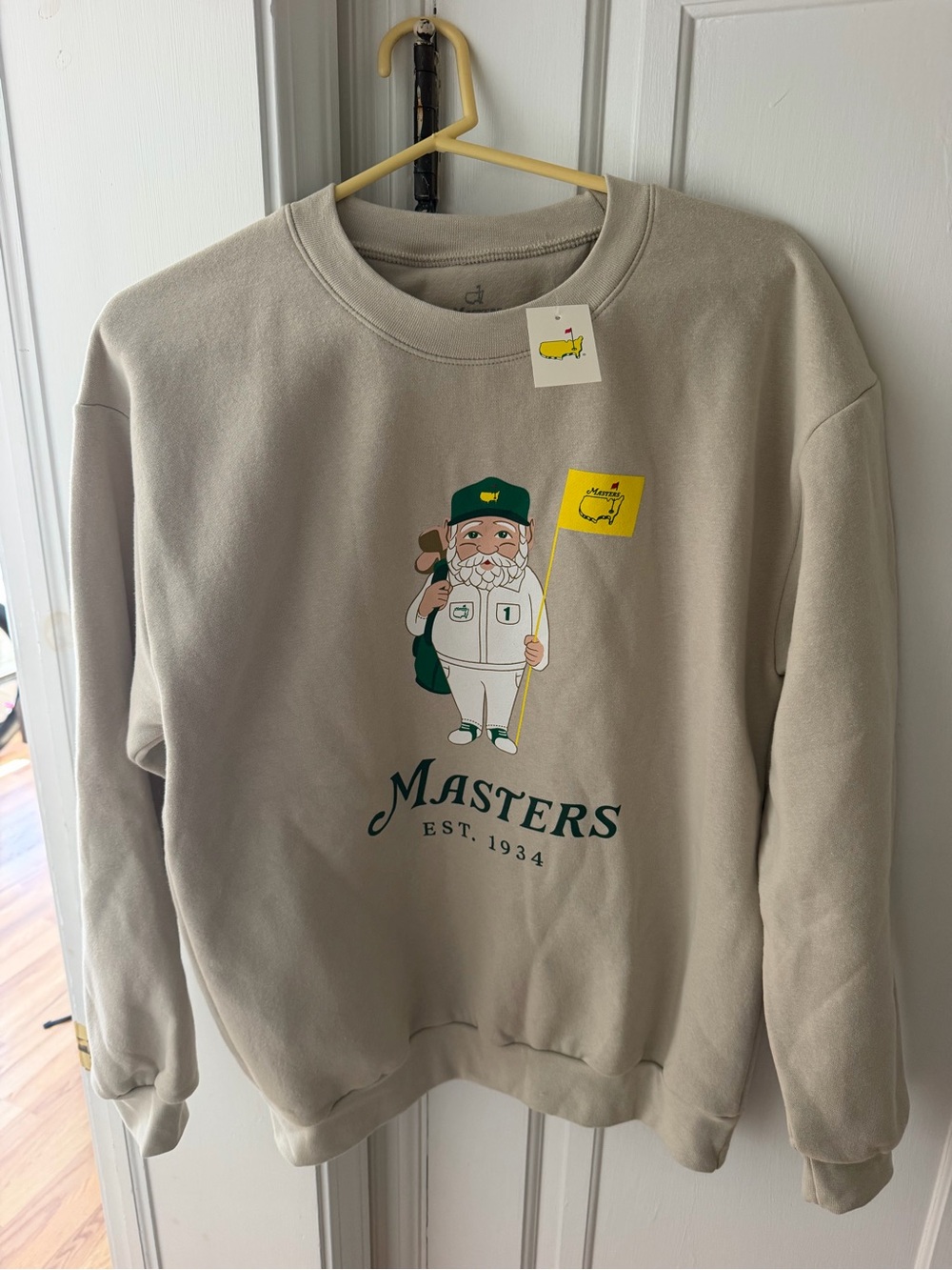 NWT - Never Worn - Masters Gnome Cream Crewneck Sweater In Original Bag